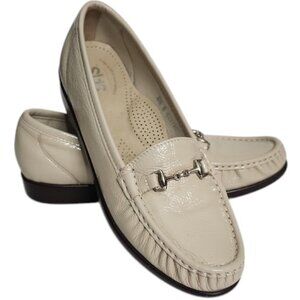 SAS Tripad Comfort Ivory Leather Loafers Size 8.5 N - Made in USA